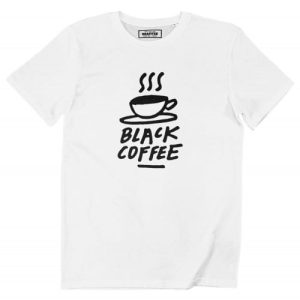 T-shirt Black Coffee – Tee-shirt Illustration Tasse de Cafe