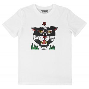 T-shirt Black Panther Psyche – Style Tatouage Old School