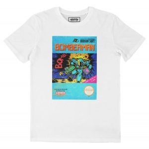 T-shirt Bomberman – Tee-shirt Bomber Man Nintendo NES