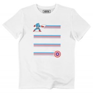 T-shirt Bouclier Captain America – Teeshirt Geek Captain America