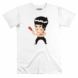 T-shirt Brochette Lee – Caricature Bruce Lee