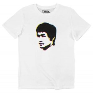 T-shirt Bruce Lee RVB – Tshirt Pochoir Bruce Lee