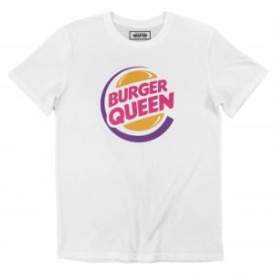 T-shirt Burger Queen – Tee-shirt Parodie Logo Burger King