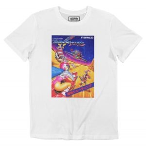 T-shirt Burning Force – Tee-shirt Rail Shooter Arcade Namco