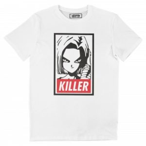 T-shirt C-18 – Tshirt Cyborg Dragon Ball