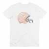 T-shirt Casque Football Americain Orange – Coupe Homme