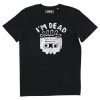 T-shirt Cassette I’m Dead – Illustration K7 Audio Humour