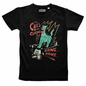T-shirt Cats and Curious – Collection Tshirts Chats