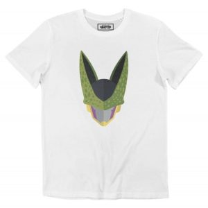 T-shirt Cell – Tshirt Visage Cell Dragon Ball