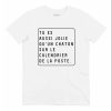 T-shirt Chaton Calendrier La Poste