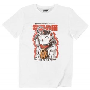 T-shirt Chatuniste – Chat Japonais Humour Communisme