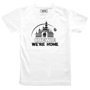 T-shirt Chewie We’re Home – Parodie Star Wars Disney