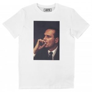 T-shirt Chirac BG – Tee-shirt Photo Jacques Chirac Cigarette