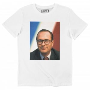 T-shirt Chirac Bleu Blanc Rouge – Tshirt Chirac France