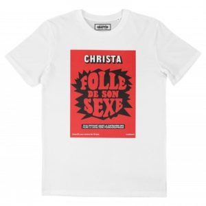 T-shirt Christa Folle De Son Sexe – Affiche Film