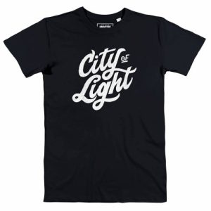 T-shirt City Of Light – Joli Message Paris Ville Lumiere