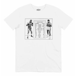 T-shirt Clay vs. Liston – Tee-shirt Pesee de Boxe