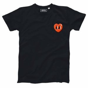 T-shirt Coeur Yeux Comics – Collection Amour
