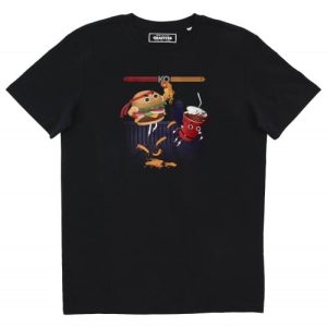 T-shirt Combo Breaker – Combat entre burger vs. soda