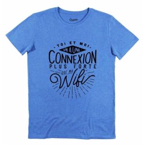 T-shirt Connexion Wifi – Tee-shirt Expression Humour Geek