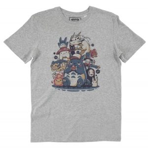 T-shirt Creatures, Spirits and Friends – Persos Studio Ghibli