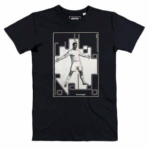 T-shirt Cristiano Ronaldo – Couleur Noire