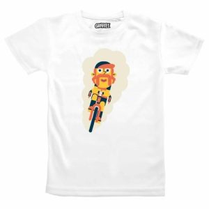 T-shirt Cycliste Hipster Urbain Moustachu