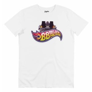T-shirt DMC 12 Hot Wheels – Tshirt 88 mph x Logo HotWheels T-shirt DMC 12 Hot Wheels – Tshirt 88 mph x Logo HotWheels