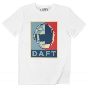 T-shirt Daft Hope – Tee-shirt Street-Art Casques Daft Punk