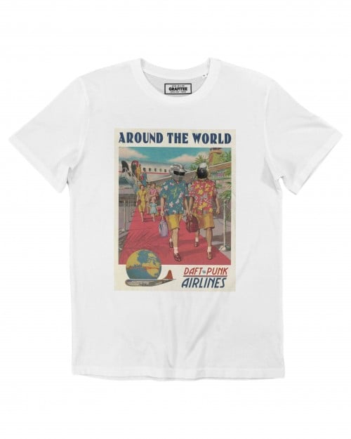T-shirt Daft Punk Airlines – Around The World