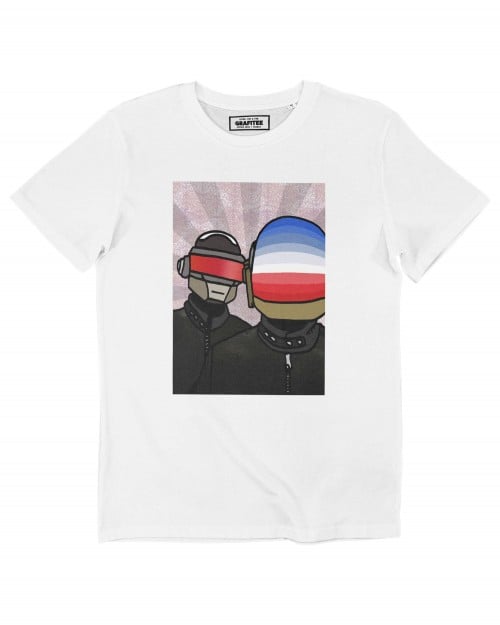 T-shirt Daft Punk RVB – Tshirt Casques Daft Punk en Couleurs