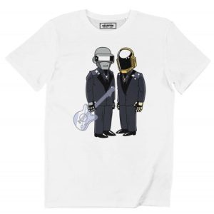 T-shirt Daft Punk Simpsonized – Dessin comme Simpson