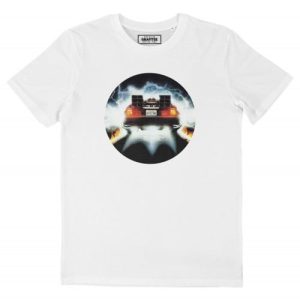T-shirt DeLorean On Fire – Tee-shirt DMC-12 en plein Burn T-shirt DeLorean On Fire – Tee-shirt DMC-12 en plein Burn