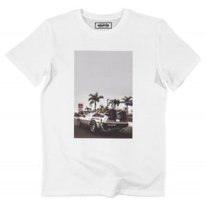 T-shirt DeLorean Palmiers – Tshirt Photo DMC-12 Californie T-shirt DeLorean Palmiers – Tshirt Photo DMC-12 Californie