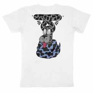 T-shirt Doggy Snake  Cartoon Chien Serpent