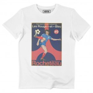 T-shirt Dominique Rocheteau – Tshirt Joueur de Foot Francais