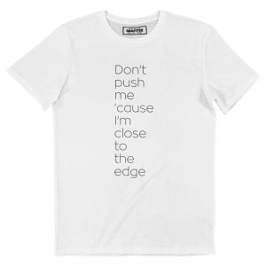 T-shirt Don’t Push Me – Tee-shirt Refrain Grandmaster Flash