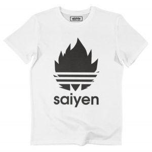 T-shirt Dragon Ball Adidas – Tshirt Logo Adidas Detourne DBZ