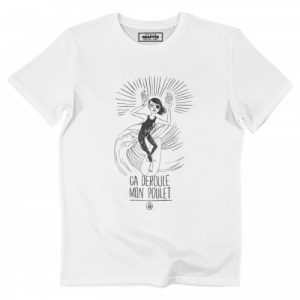 T-shirt Deroule mon Poulet – Theme Surf & Humour