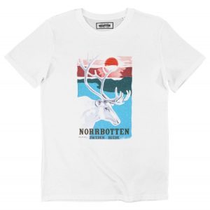 T-shirt Elan Suedois – Affiche Tourisme Suede Norrbotten
