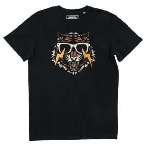 T-shirt Electric Tiger – Tigre a Lunettes de Soleil