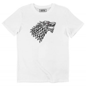 T-shirt Embleme Stark – Tshirt T�te de Loup Game Of Thrones