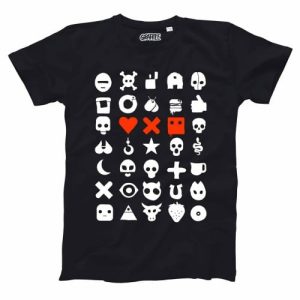 T-shirt Emoji L’Amour N’est Pas Mort – Tshirt Graphique Emoji