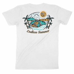 T-shirt Endless Summer -�Squelette Surfer