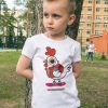 T-shirt Enfant Chicken McFly �Poulet Hoverboard