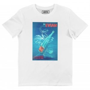 T-shirt Evian – Tee-shirt Publicite Vintage Eau Minerale Evian