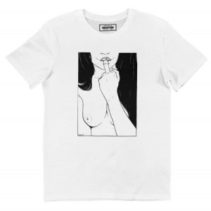 T-shirt Fk You – Femme Nue Transgressive Doigt D’honneur