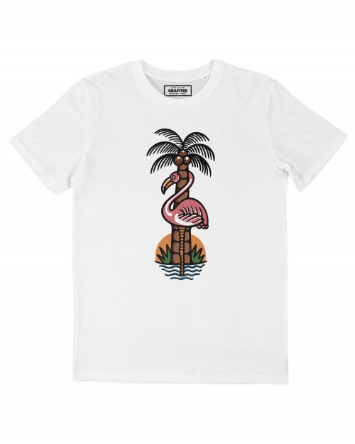T-shirt Flam Palm – Combo Flamand Rose et Palmier