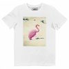 T-shirt Flamant Rose Plage