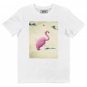 T-shirt Flamant Rose Plage